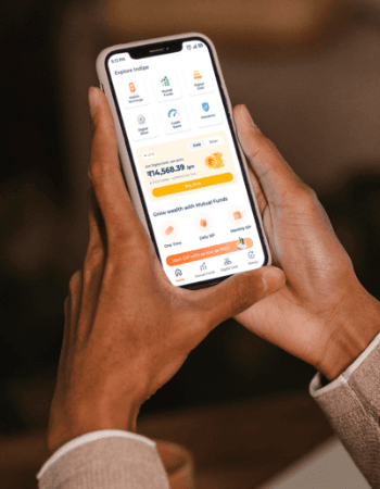 Indipe app showing live gold prices