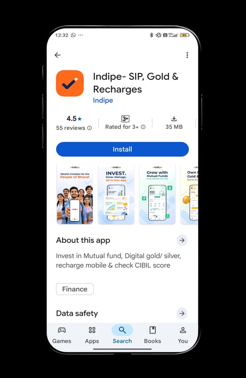 Indipe app on Google Play